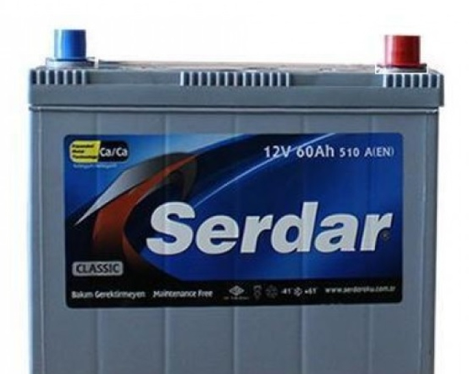 SERDAR AKÜ 12V 60Ah DAR TİP